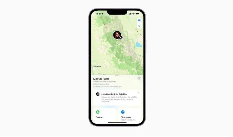 厚街镇苹果14维修分享iPhone14系列中 FindMy功能通过卫星分享位置方法教程 