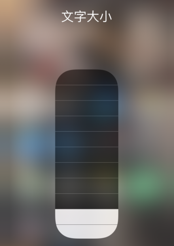 厚街镇苹果手机维修分享小技巧：在 iPhone 控制中心快速调节字体大小 